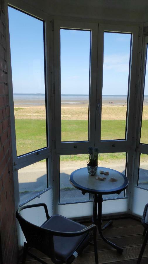 180° Panoramameerblick - Ferienwohnung Sandkorn Cuxhaven Ngoại thất bức ảnh